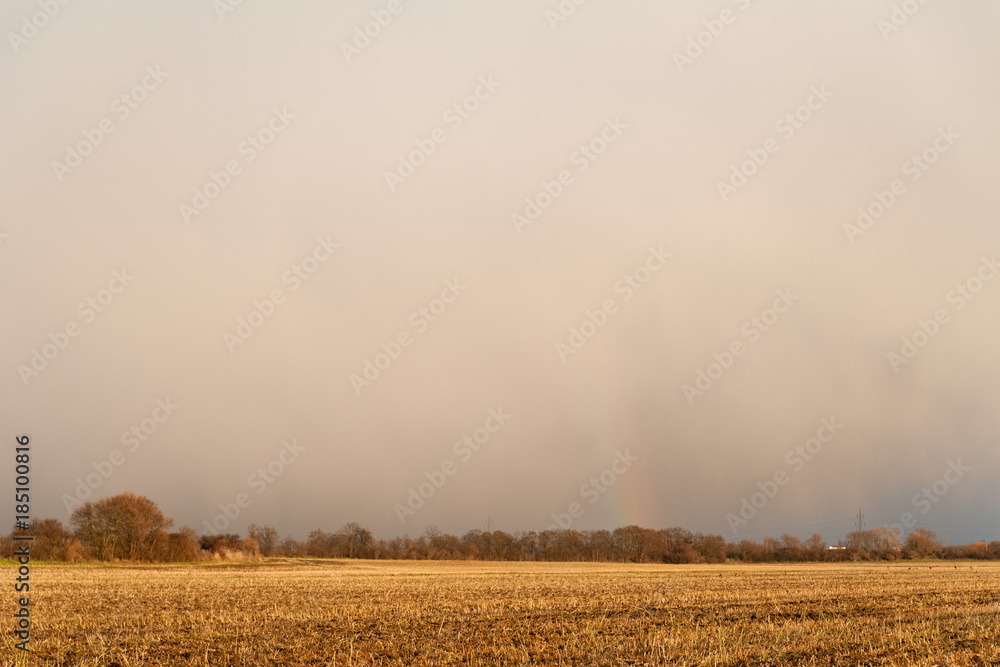 Fototapeta premium Wolken im Winter