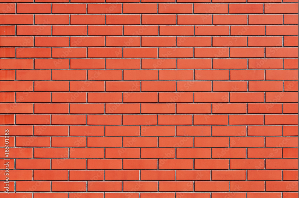 Seamless brick wall surface, brickwork as background