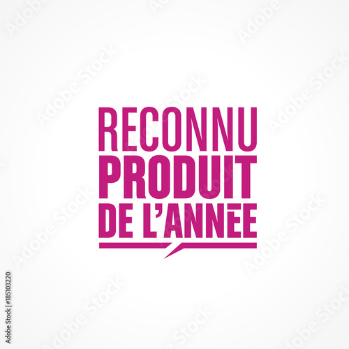 produit de l'année