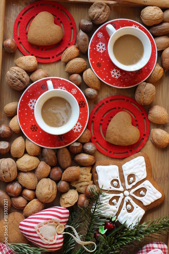 Wonderful christmas morning, great chrismas coffe time