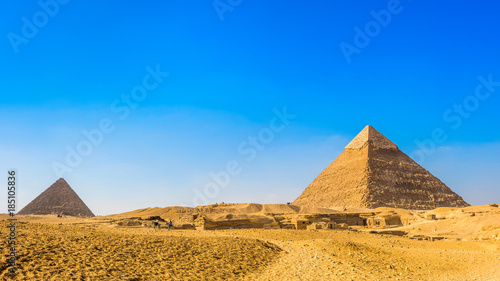 Great Pyramids in Giza  Egypt