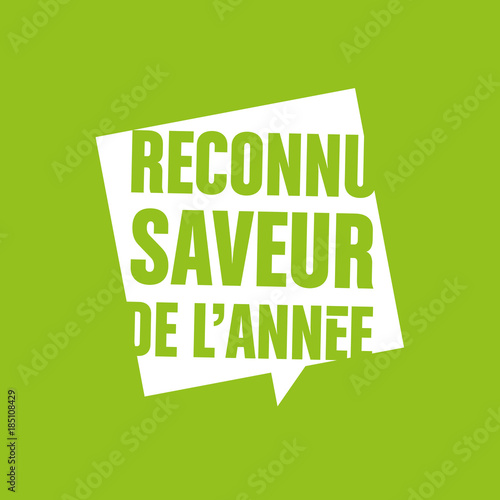 saveur de l'année