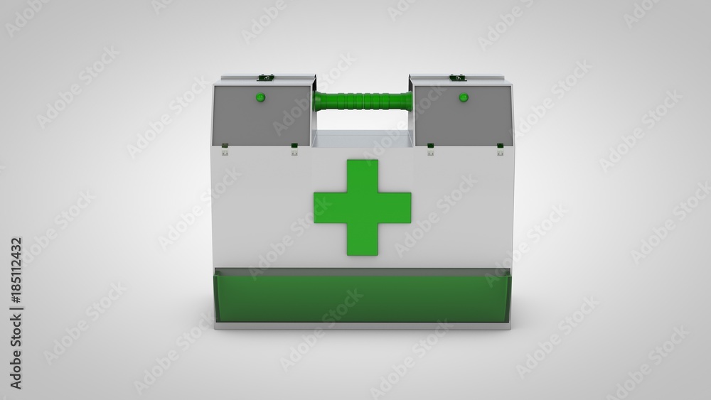 Obraz premium 3d model medkit