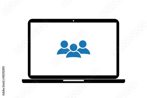 Laptop - Personnengruppe