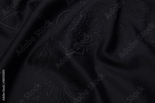 Wavy fabric close-up background