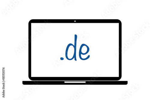 Laptop - .de URL