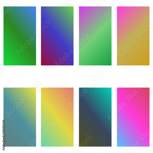 Modern screen vector background design. Soft color gradients. © Ruslan