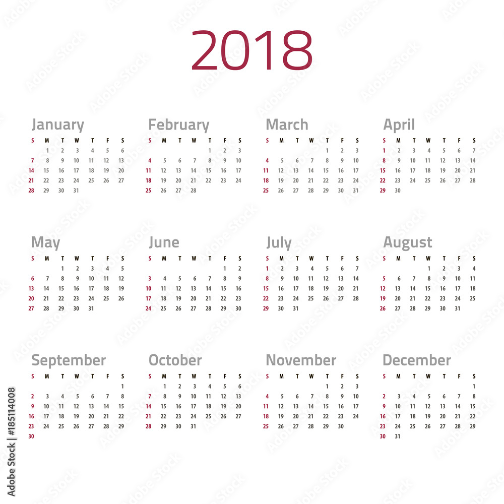 Calendar-red-gray Calendar-red-gray