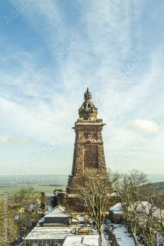Fototapeta Naklejka Na Ścianę i Meble -  Wilhelm I Monument on Kyffhaeuser Mountain Thuringia, Germany