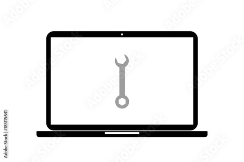 Laptop - Schraubenschlüssel - Option