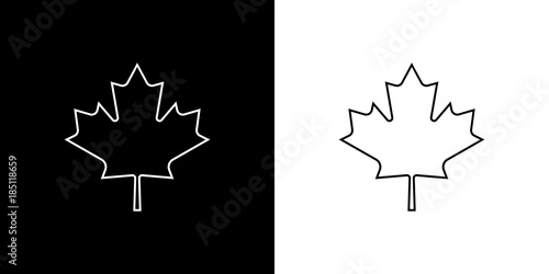 maple leaf canada flag icon 