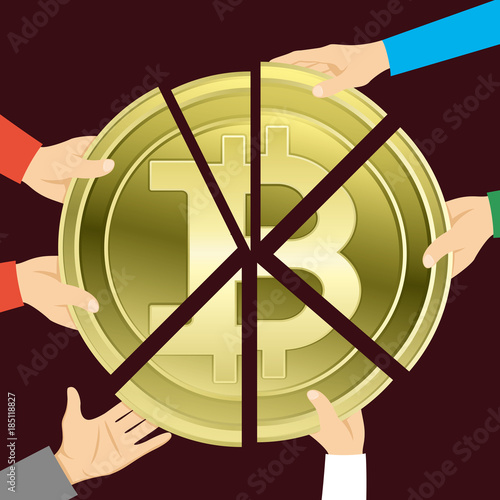 People take bitcoin.