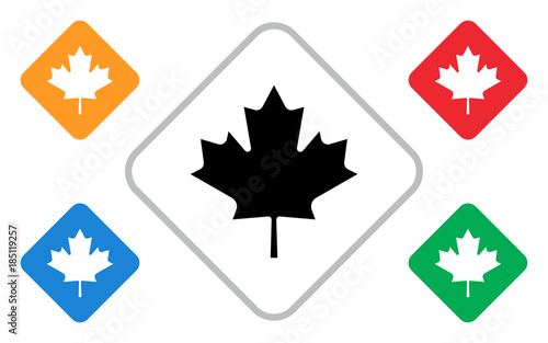 maple leaf canada flag icon