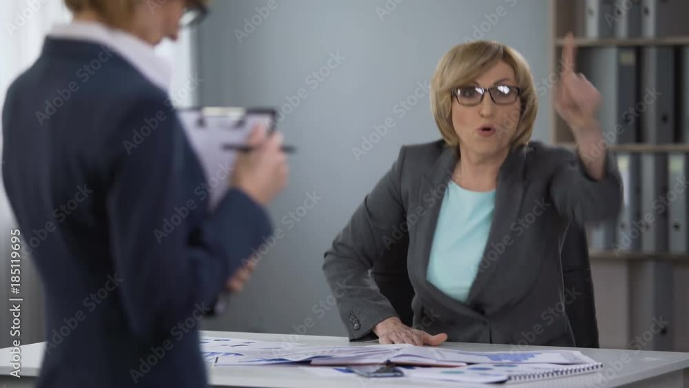 Manager kicks out the female employee from office, termination of employment