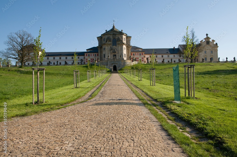 Baroque hospital Kuks in eastern Bohemia, Czech republic, Europe