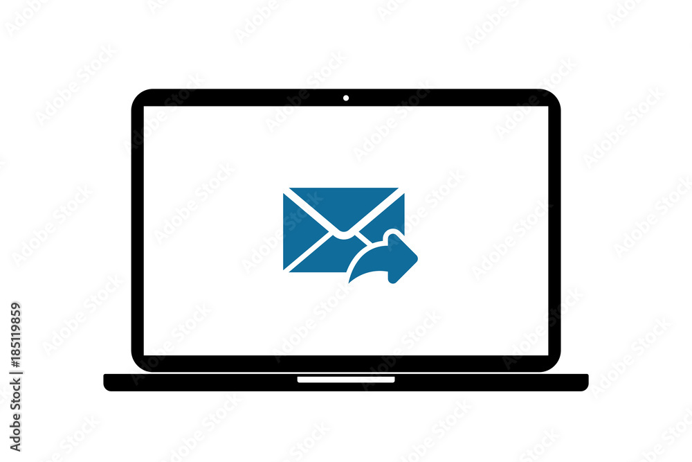 Laptop - Email abschicken Laptop - Email abschicken