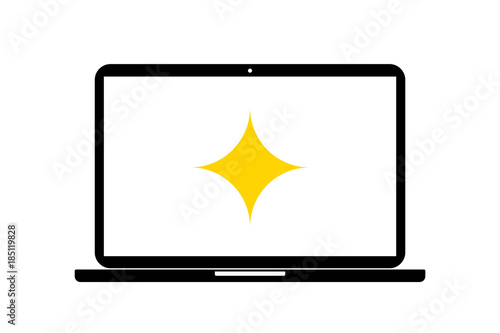 Laptop - Sternchen