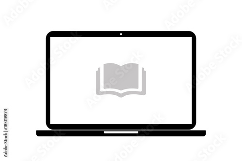 Laptop - Buch offen
