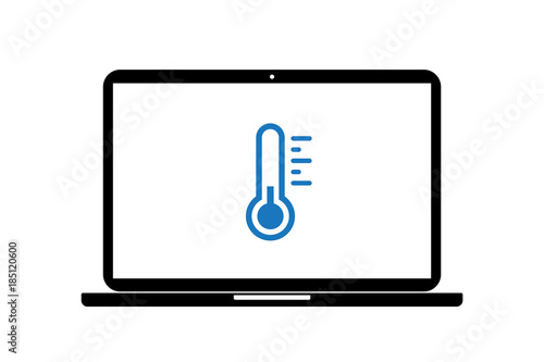 Laptop - Thermometer kalt