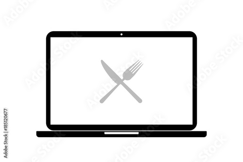 Laptop - Besteck - Catering