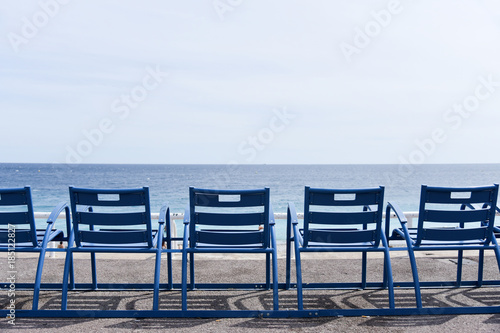 Promenade des Anglais in Nice  France