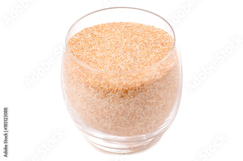 Wheat porridge millet in glass