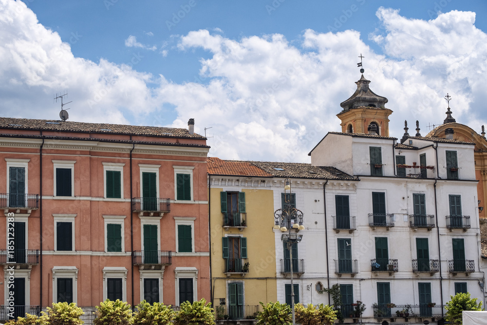 Obraz premium Sulmona (Abruzzi, Italy), historic palace