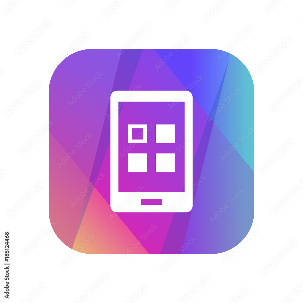 Multi-Color App Button Multi-Color App Button