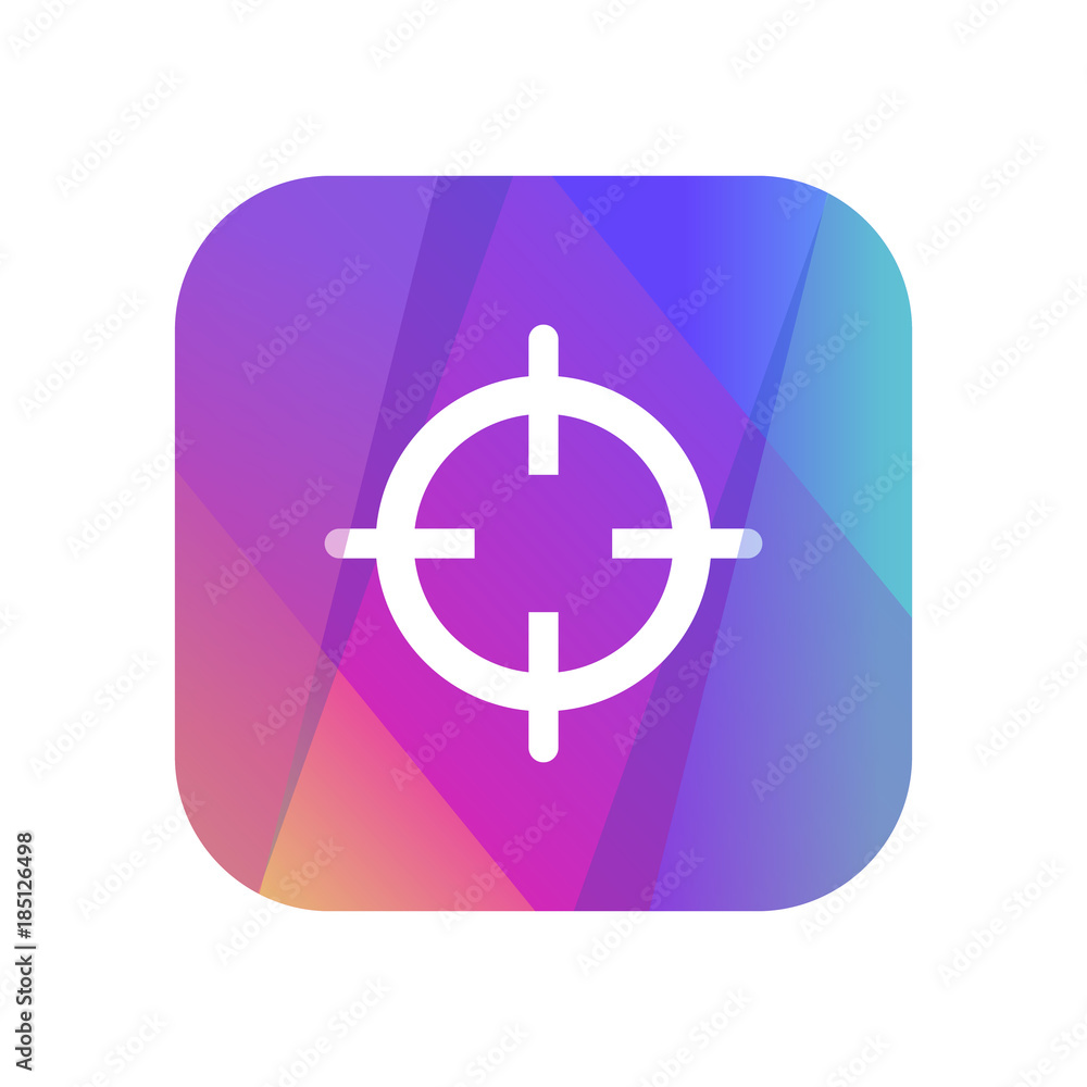 Multi-Color App Button Multi-Color App Button