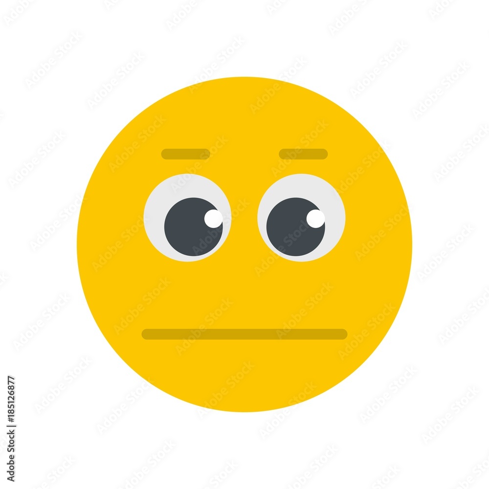 Smile icon. Vector flat illustration of smile icon isolated on white background Smile icon. Vector flat illustration of smile icon isolated on white background