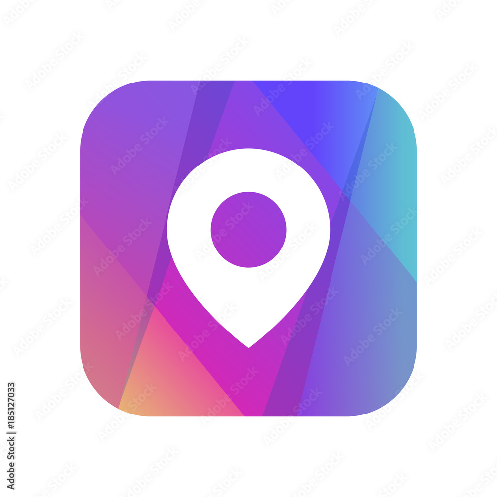 Multi-Color App Button Multi-Color App Button