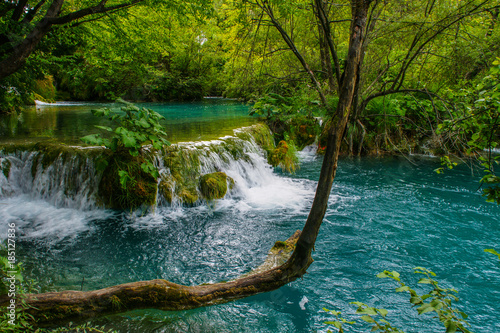 The beauty of nature. The Plitvice lakes.