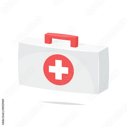 First aid kit vector isolated