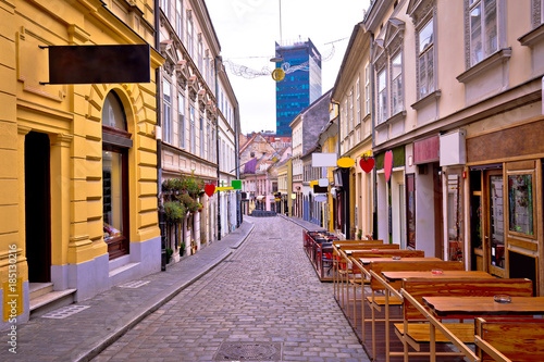 Zagreb Radiceva street advent view photo