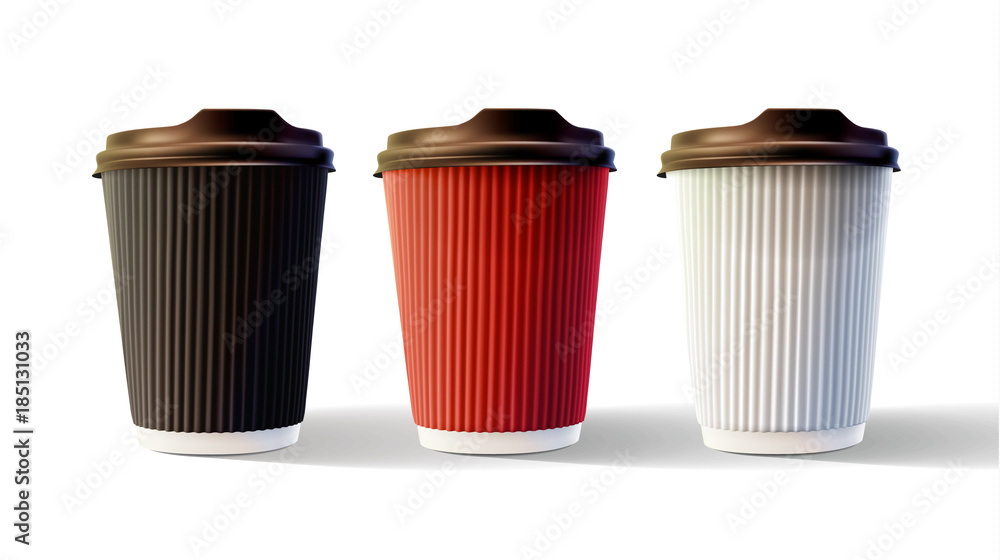 Coffee Ripple Cups Isolated Vector EPS10 Coffee Ripple Cups Isolated Vector EPS10