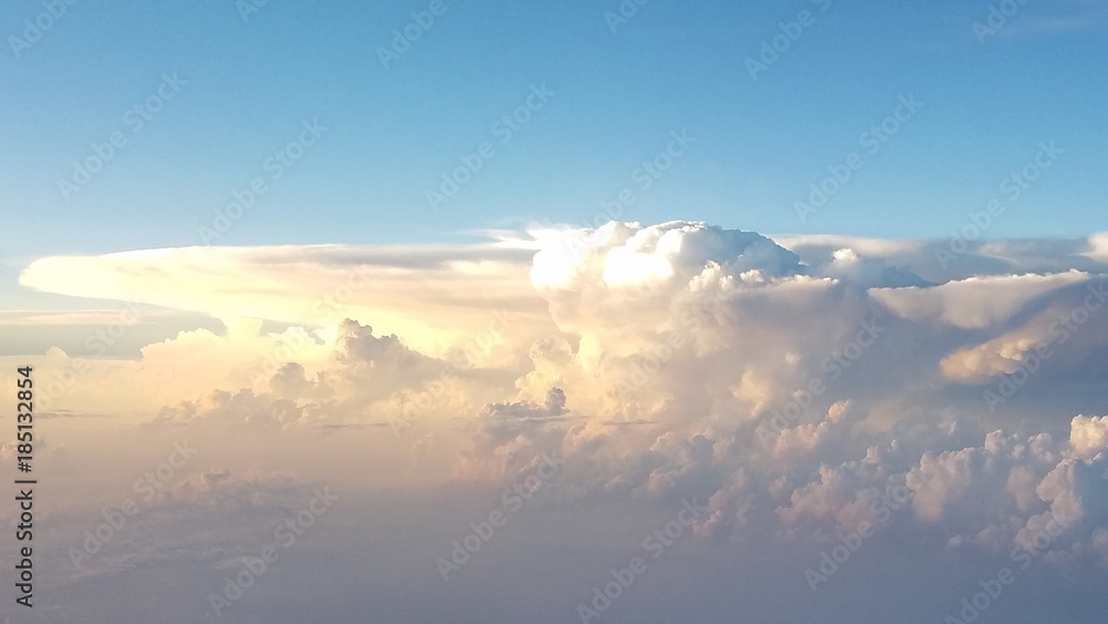 storm clouds from above storm clouds from above