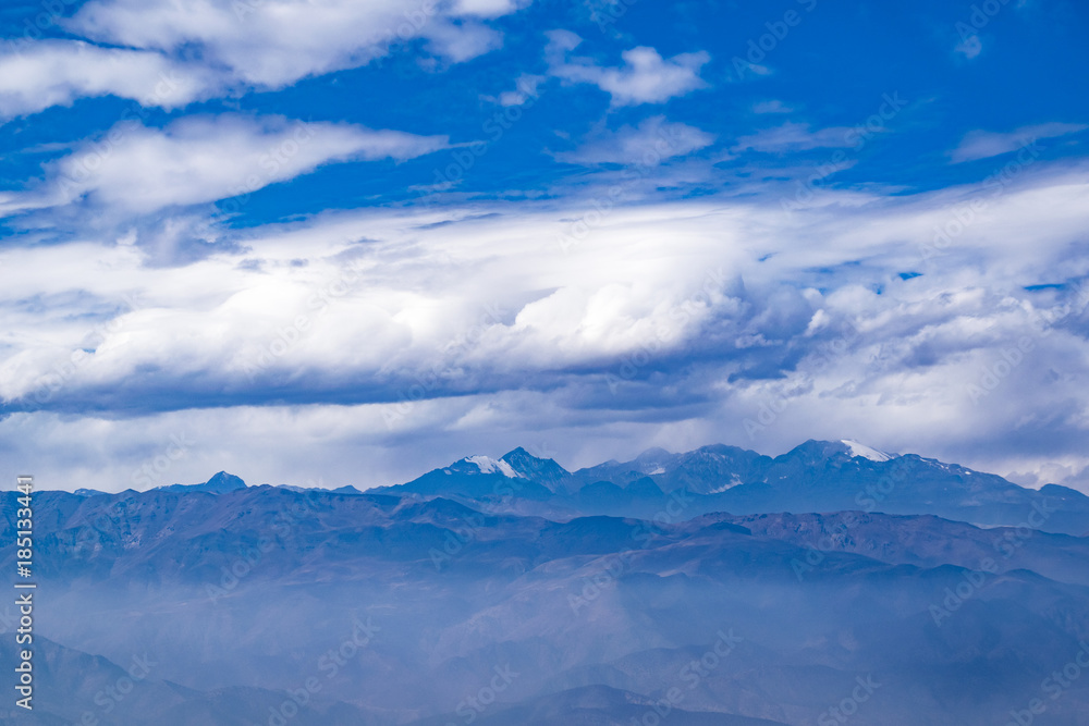Andes Mountains Aerial View, Chile Andes Mountains Aerial View, Chile
