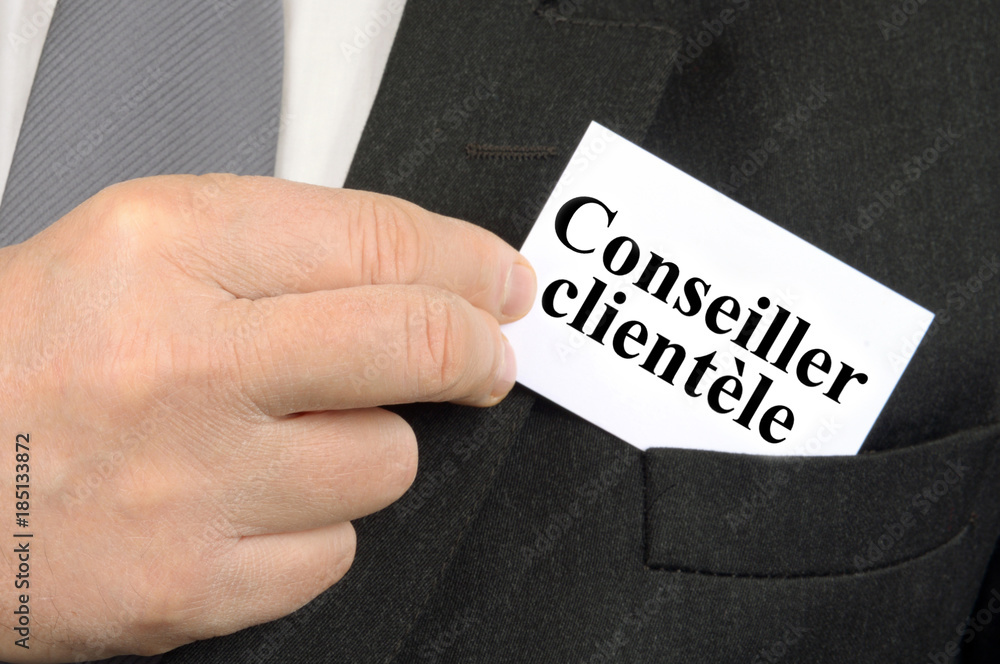 Obraz premium Le conseiller clientèle