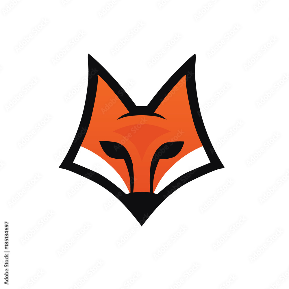 Fox head icon. Logo for your project. Vector illustration. Fox head icon. Logo for your project. Vector illustration.