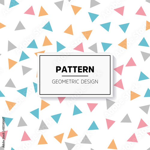 Free Download Abstract colorful mosaic. Seamless pattern of geometric shapes - GFXLoad