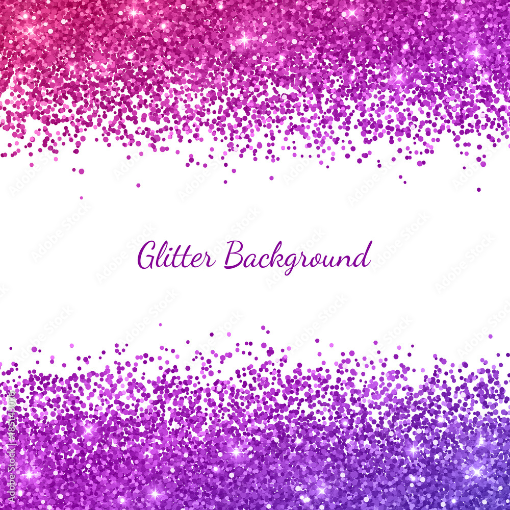 Pink glitter background violet seamless Royalty Free Vector