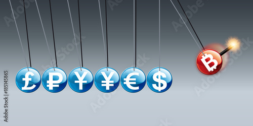 bitcoin - monnaie - paiement - en ligne - virtuelle - pièce - commerce - argent - économie - risque