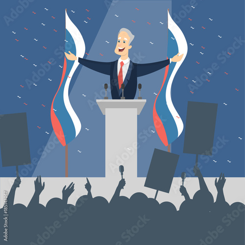 Winner of election.
