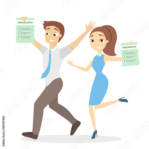 Isolated insurance agents.