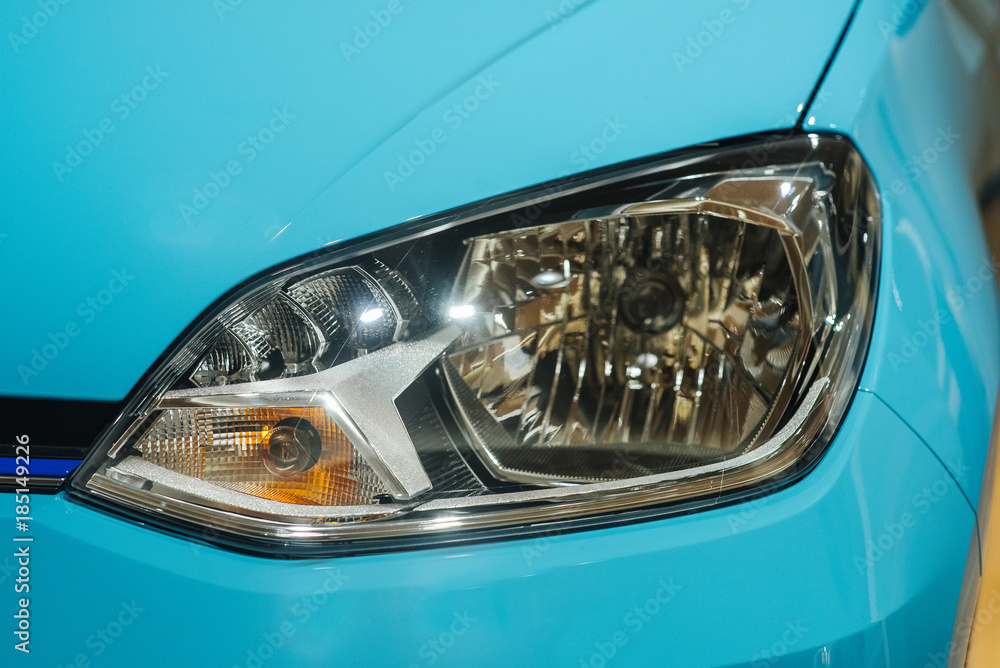 Right headlight by day car detail car s light the front lights of the car