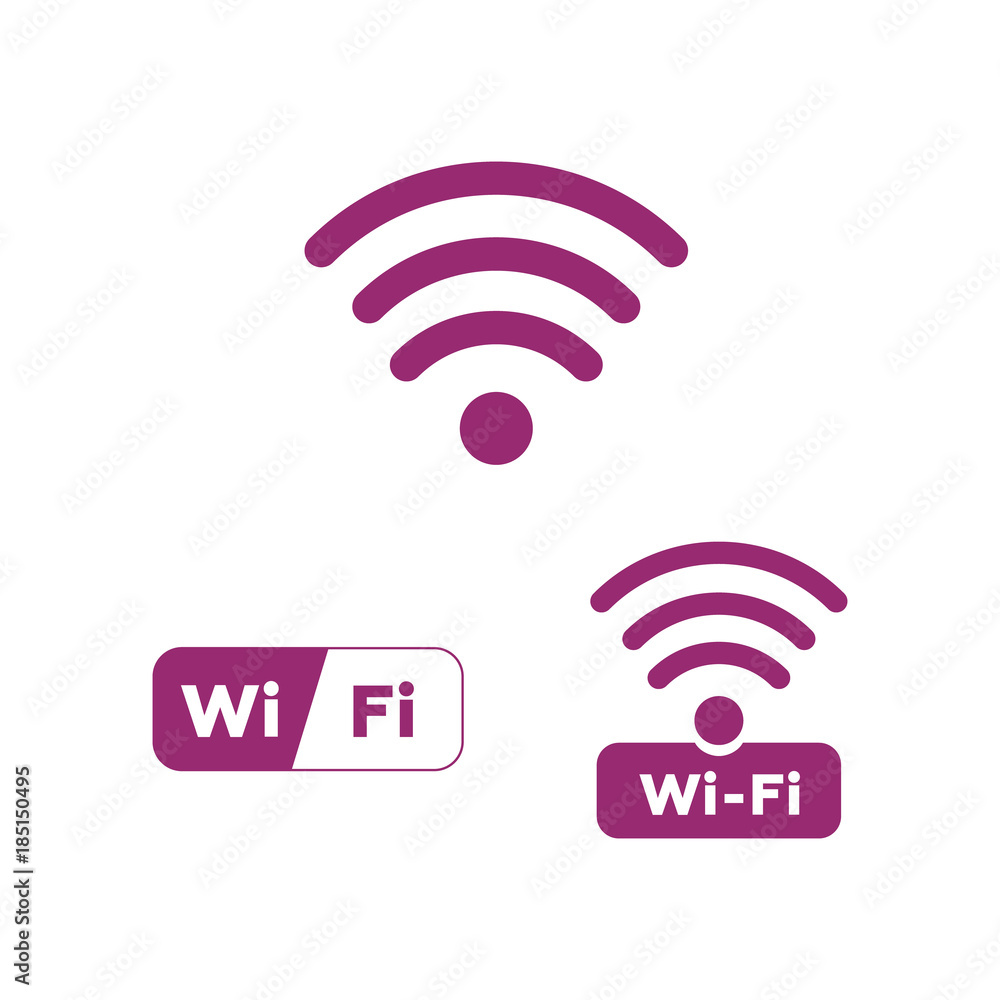 Wireless and wifi icons. Wireless Network Symbol wifi icon. Wireless and wifi vector Wireless and wifi icons. Wireless Network Symbol wifi icon. Wireless and wifi vector
