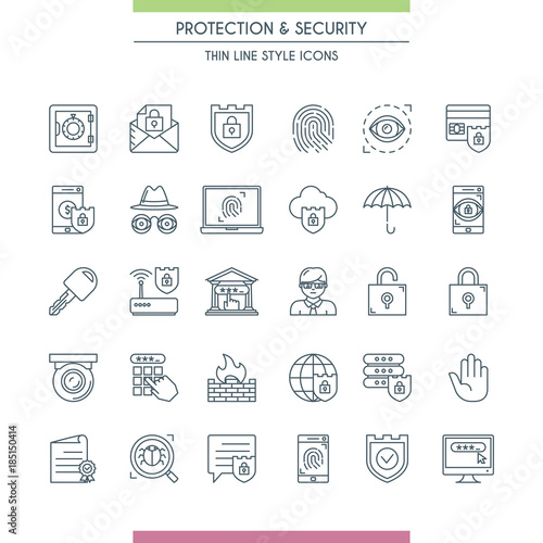 icons set on theme security2