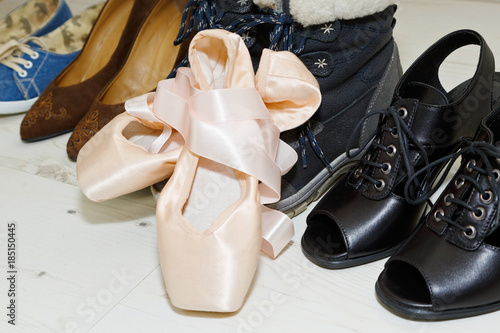 Ballet and other female shoes photo