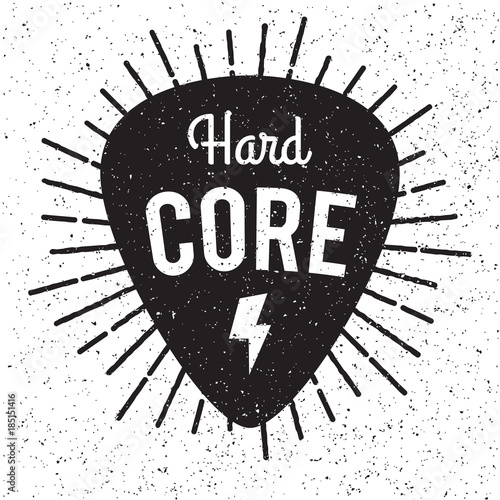 Rock fest hardcore badge mediator