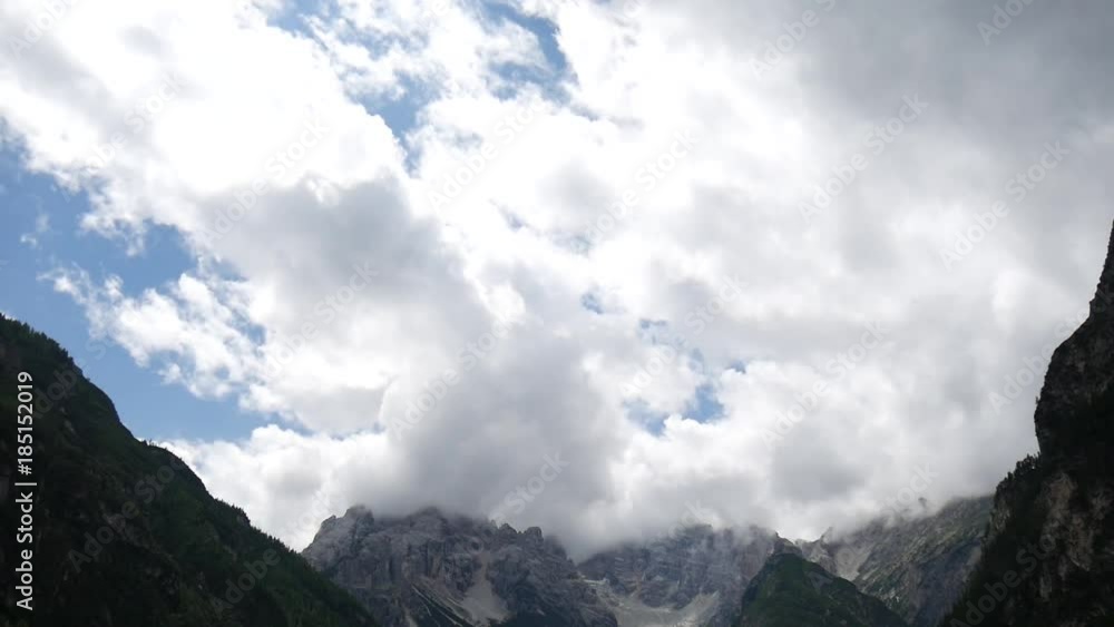 Time lapse Monte Cristallo in Dolomiti Time lapse Monte Cristallo in Dolomiti